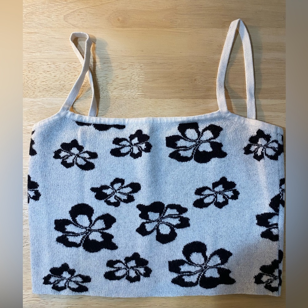 Floral Knit Tank Top